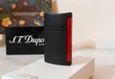 Briquet ST Dupont Maxijet black/red punch effect